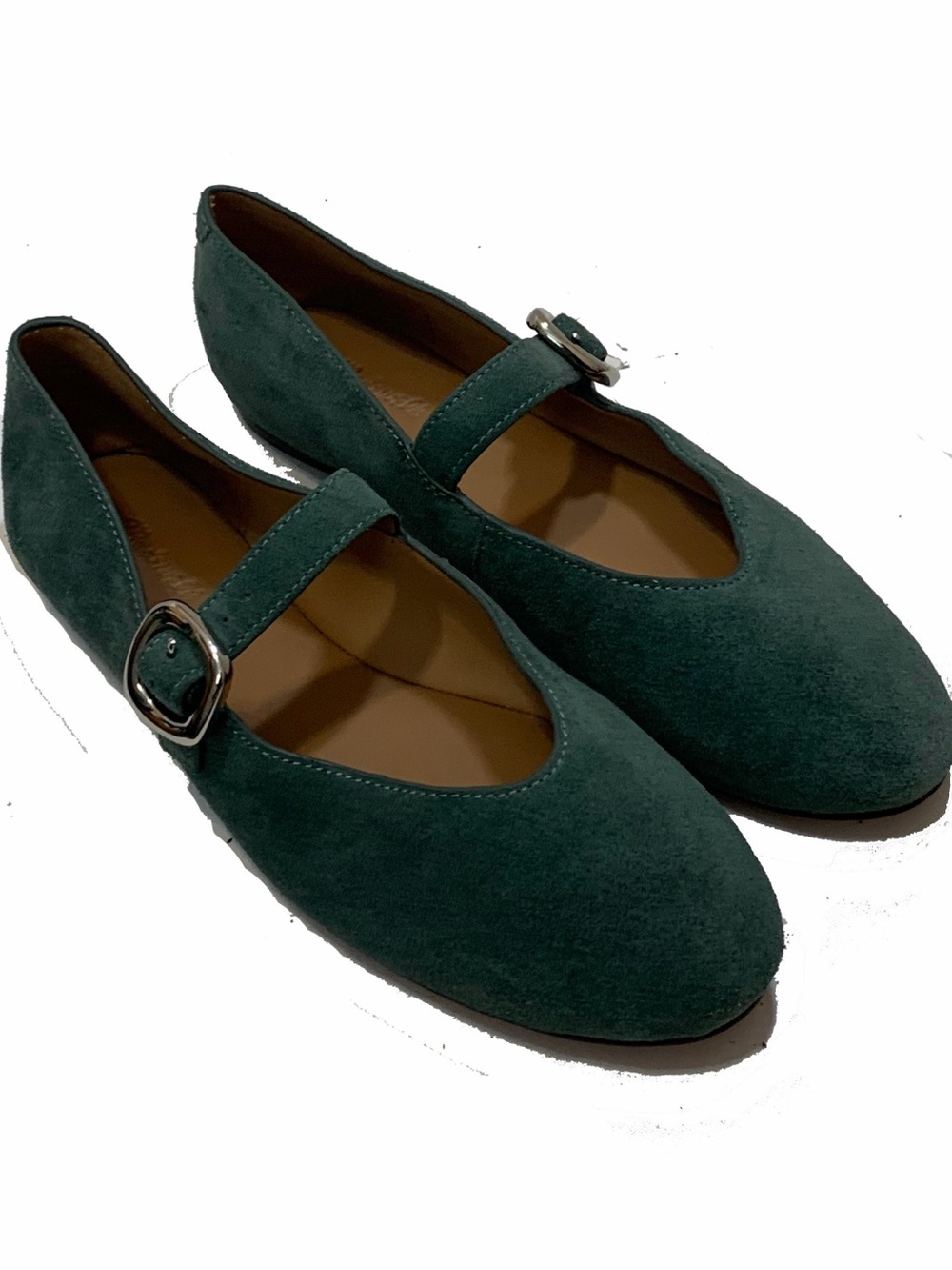 8.5 / Madewell The Greta Mary Jane Flat in Suede